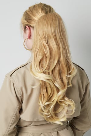 Ponytail wavy curl - black h5 Picture4